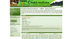 Desktop Screenshot of olomouc.cinskamedicina-tiens.cz