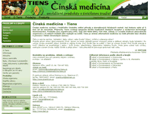 Tablet Screenshot of cinskamedicina-tiens.cz